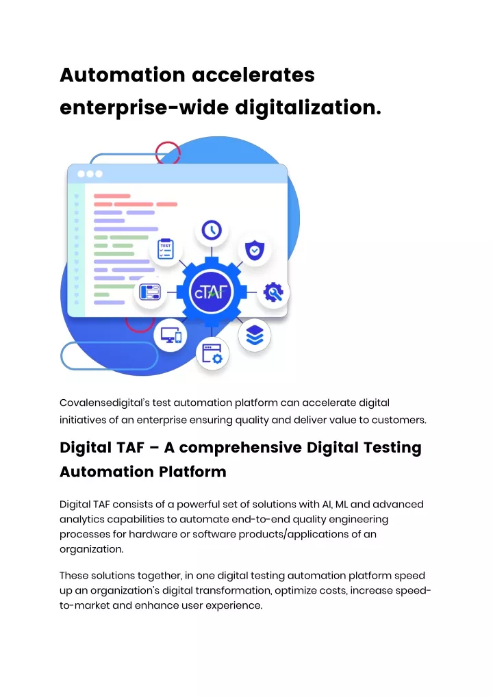 automation accelerates enterprise wide