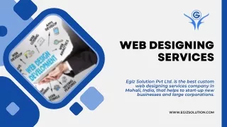 Egiz Solution Offers the Best Web Designing Services