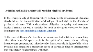 Dynamic_ Rethinking Greatness in Modular Kitchens in Chennai