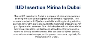 iud insertion mirina in dubai