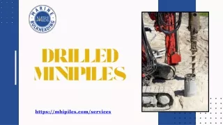 Marine Bulkheading Inc. - Experts in Drilled Minipiles for Coastal Construction