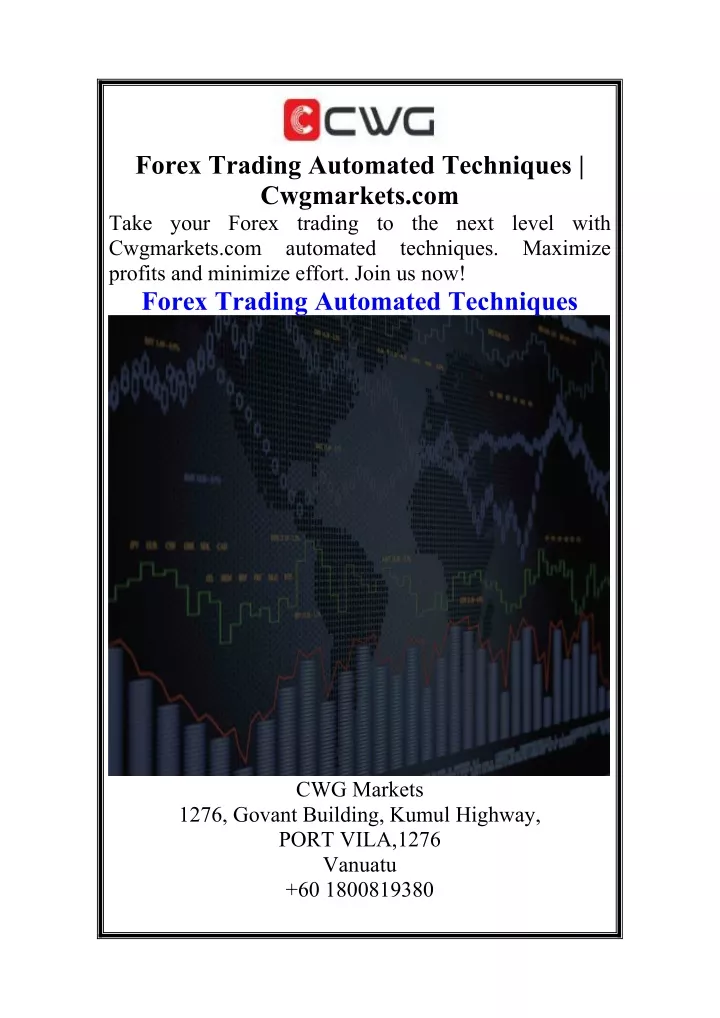 forex trading automated techniques cwgmarkets