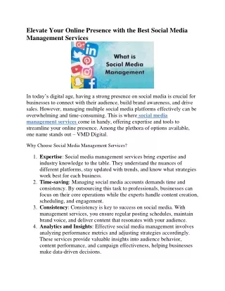 Best Social Media Management Services