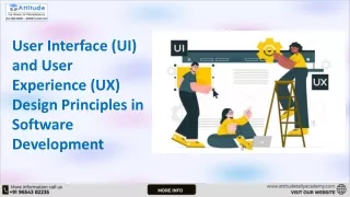 User Interface (UI) and (UX) Design Principles in Software Development
