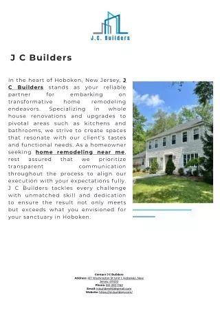 J C Builders