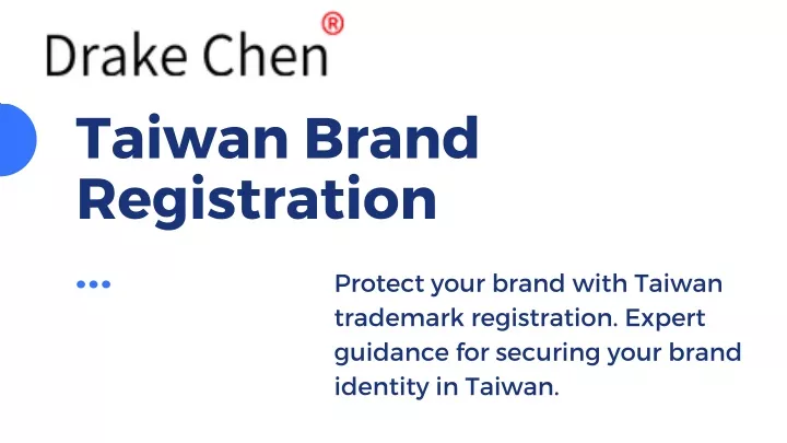 taiwan brand registration