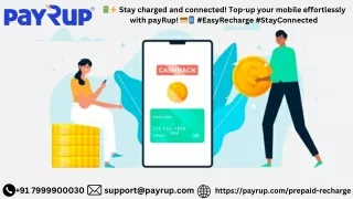 Effortless Prepaid Top-Ups with payRup.