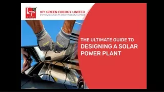 The Ultimate Guide To Designing A Solar Power Plant