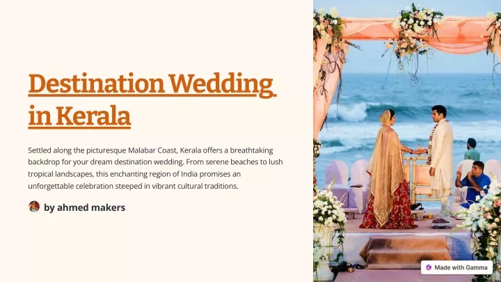 destination wedding in kerala