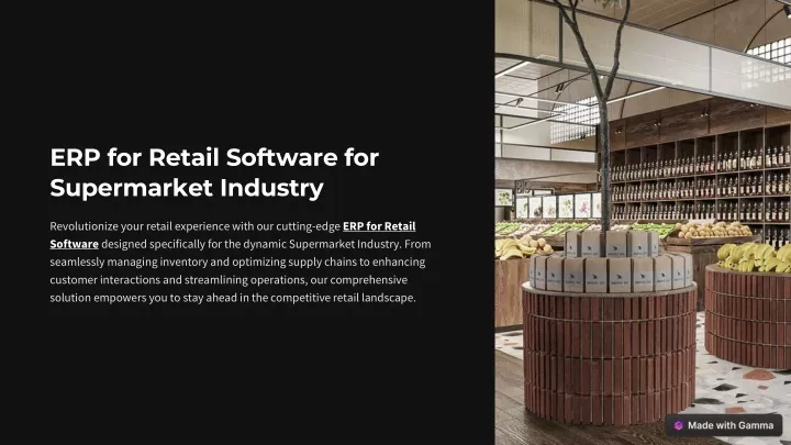 erp for retail software for supermarket industry