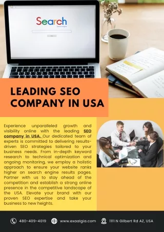 Top-tier SEO Solutions: Trusted SEO Company in USA