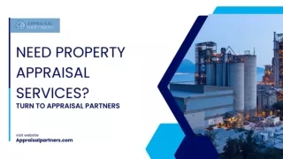 Need Property Appraisal Services Turn to Appraisal Partners