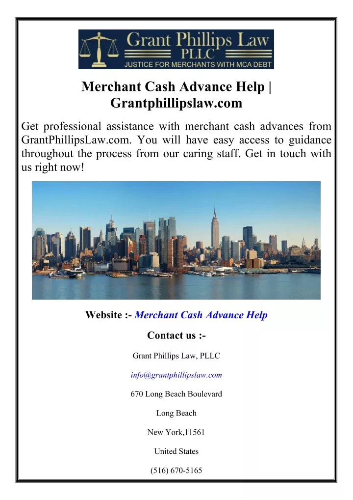 merchant cash advance help grantphillipslaw com