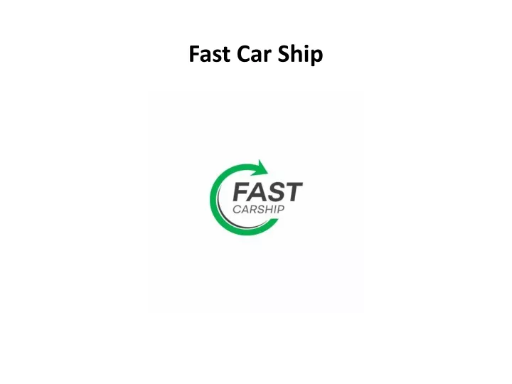 fast car ship
