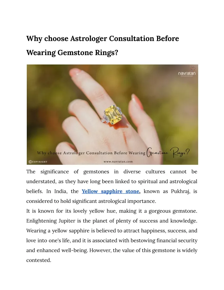 why choose astrologer consultation before