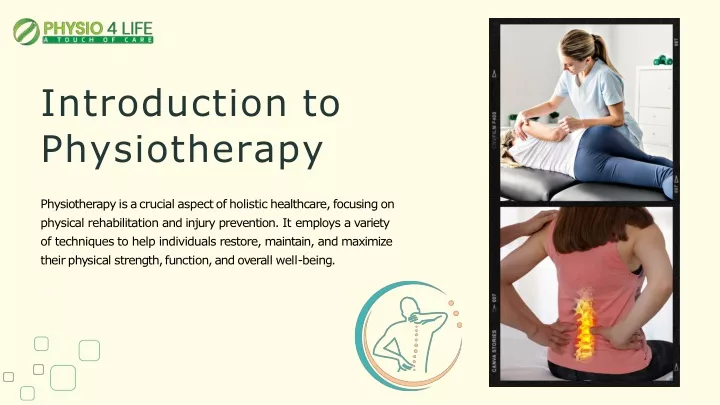 introduction to physiotherapy