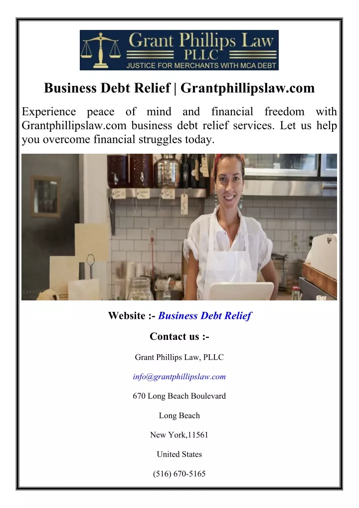 business debt relief grantphillipslaw com