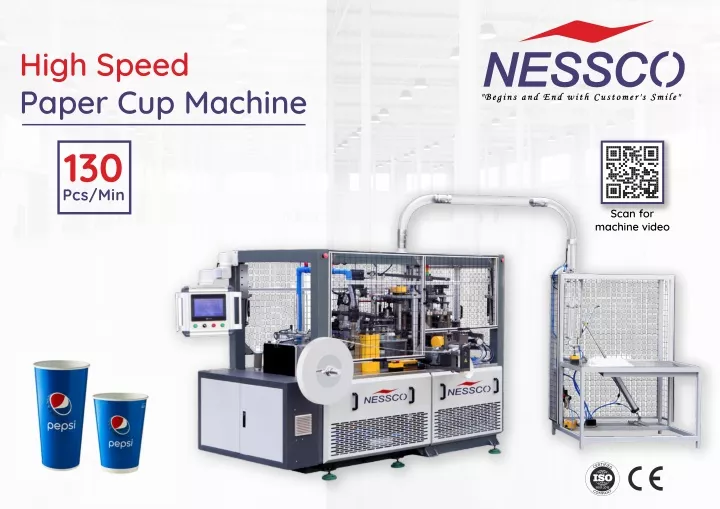high speed paper cup machine