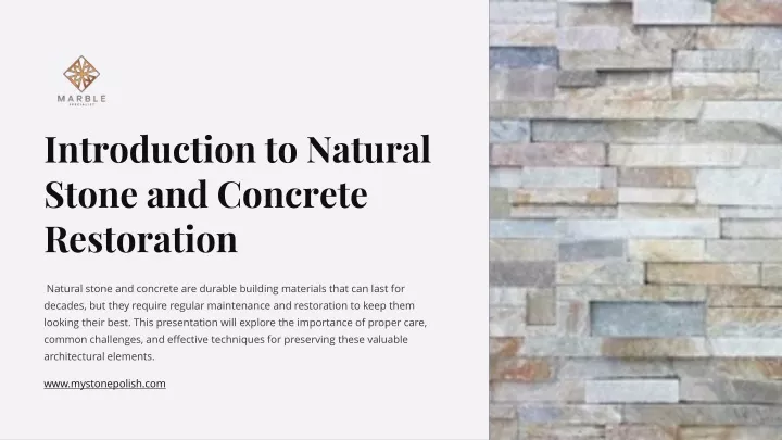 introduction to natural stone and concrete