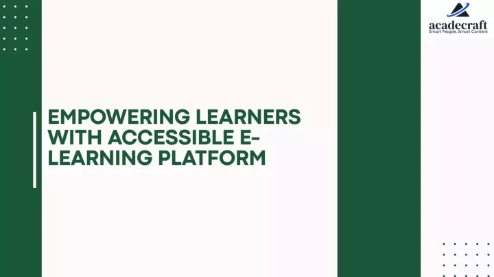 empowering learners with accessible e learning