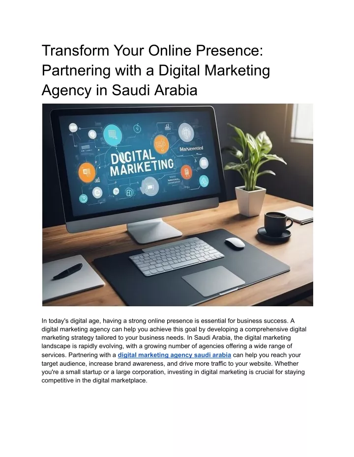 transform your online presence partnering with
