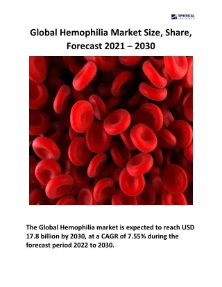 Global Hemophilia Market Size