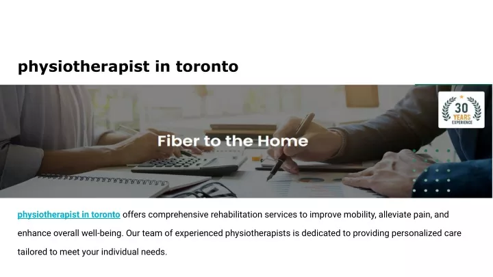 physiotherapist in toronto