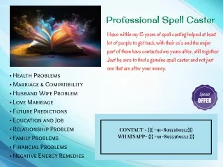 powerful love spell to bring back ex lover relationship fast {{{  91-8955369552 }}}