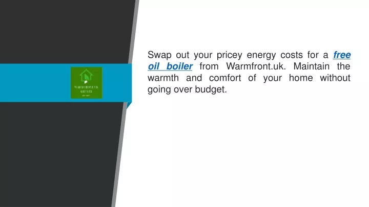 swap out your pricey energy costs for a free