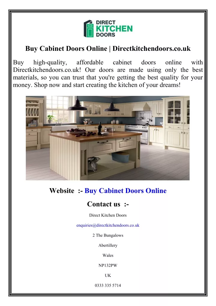 buy cabinet doors online directkitchendoors co uk