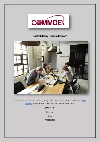 das solutions commdex com