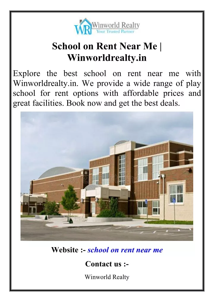 school on rent near me winworldrealty in