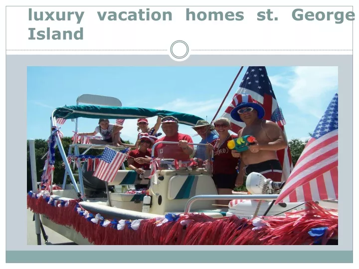 luxury vacation homes st george island