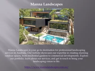 Manna Landscapes