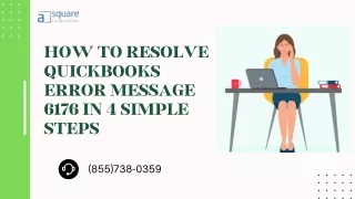How to Resolve QuickBooks Error Message 6176 in 4 Simple Steps