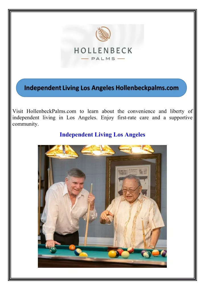 visit hollenbeckpalms com to learn about
