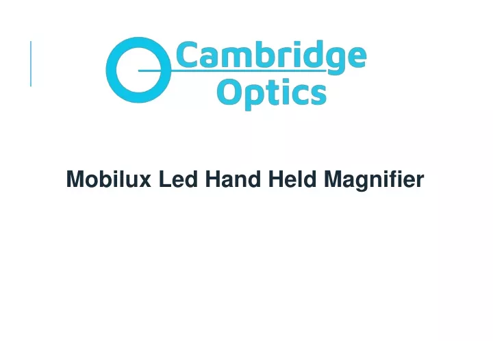mobilux led hand held magnifier