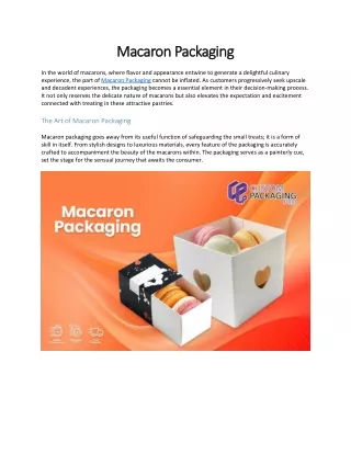 macaron packaging macaron packaging