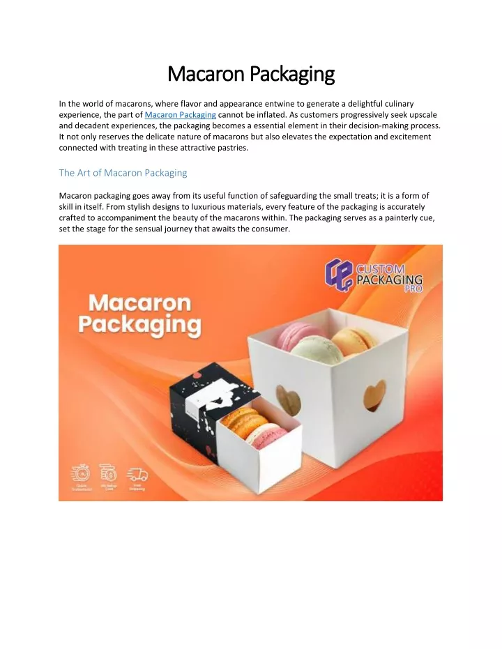 macaron packaging macaron packaging