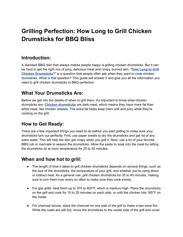 grilling perfection how long to grill chicken