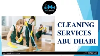 CLEANING  SERVICES ABU DHABI