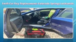 Swift Car Key Replacement Colorado Springs Locksmith