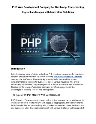 Php Web Development Company  (1)