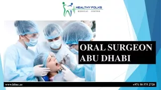 ORAL SURGEON ABU DHABI