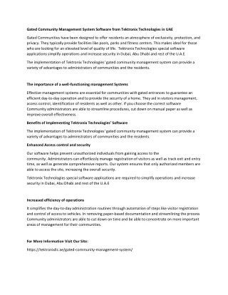 gated community management system software from
