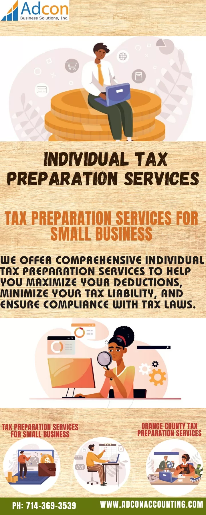 individual tax preparation services