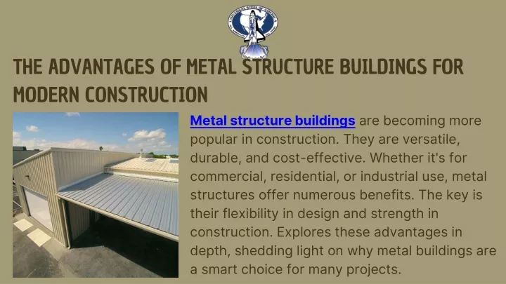 the advantages of metal structure buildings