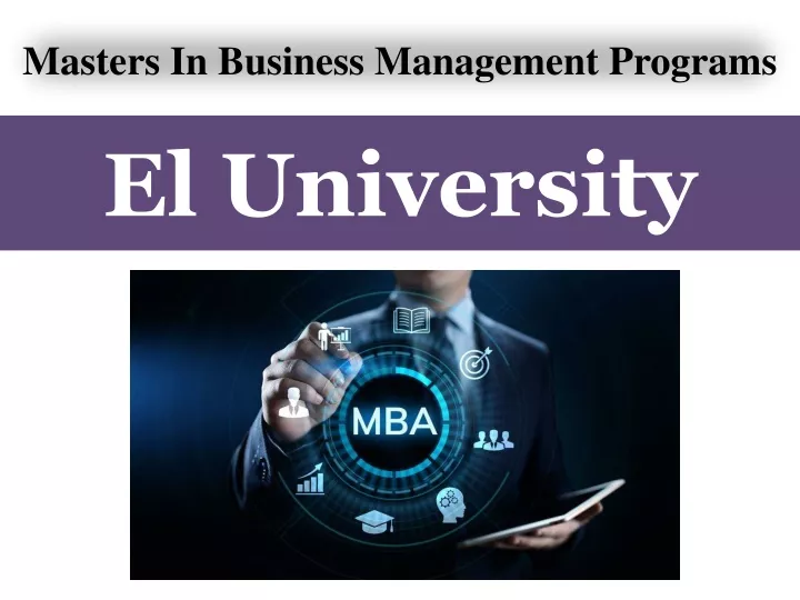 masters in business management programs