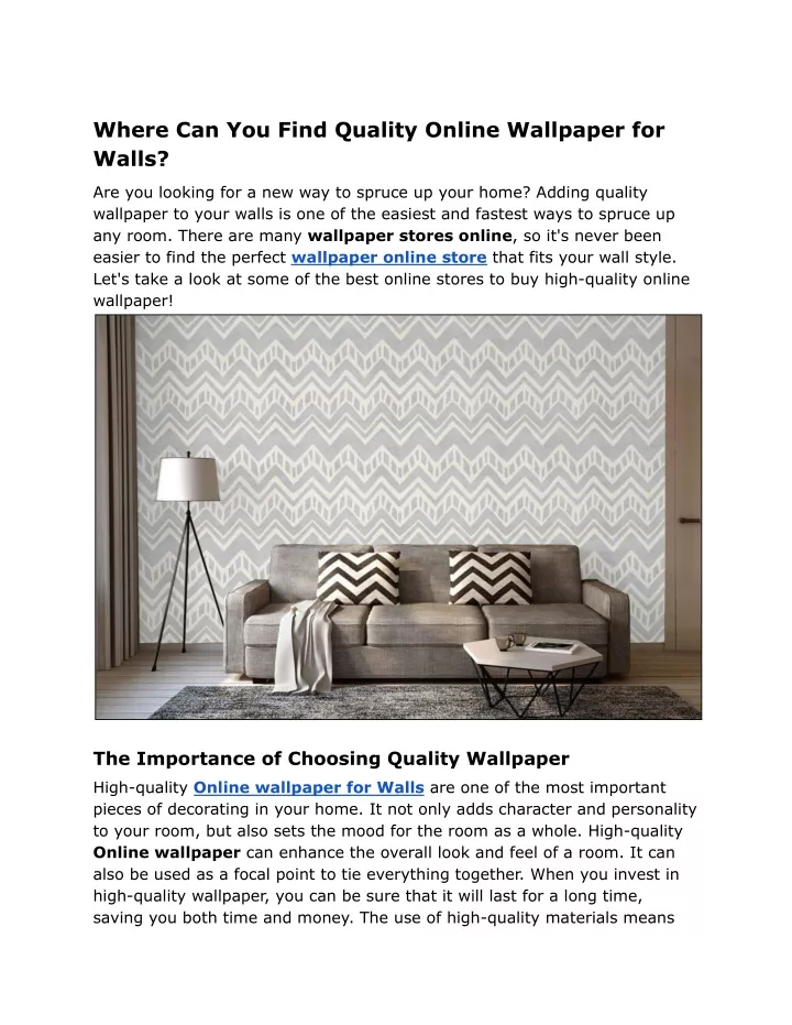 where can you find quality online wallpaper