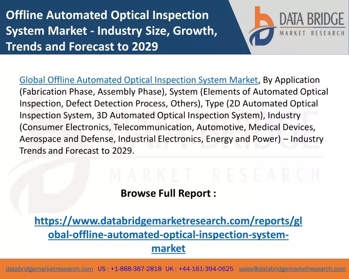 offline automated optical inspection system